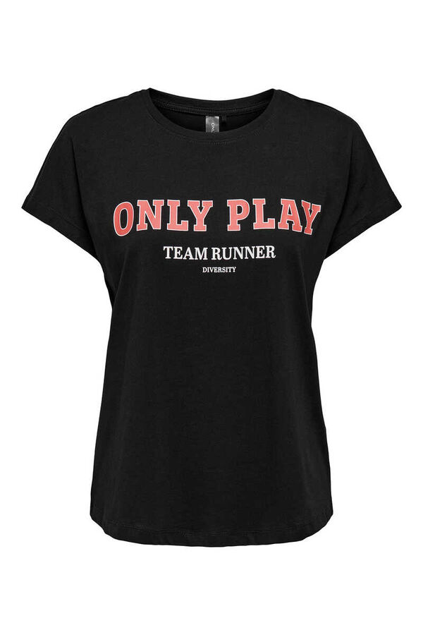 Only Play Camiseta team runner black
