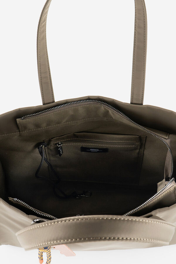 Victoria Sacola de compras de nylon r&iacute;gido estampado