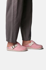 Toni Pons Women's Clog-Style Slipper in Felt pink