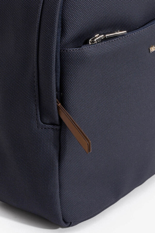 Vilanova Mochila com Textura azul