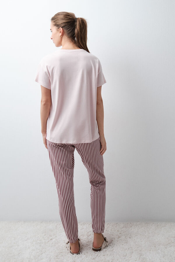 Women'secret Peter Rabbit cotton short sleeve long pyjamas pink