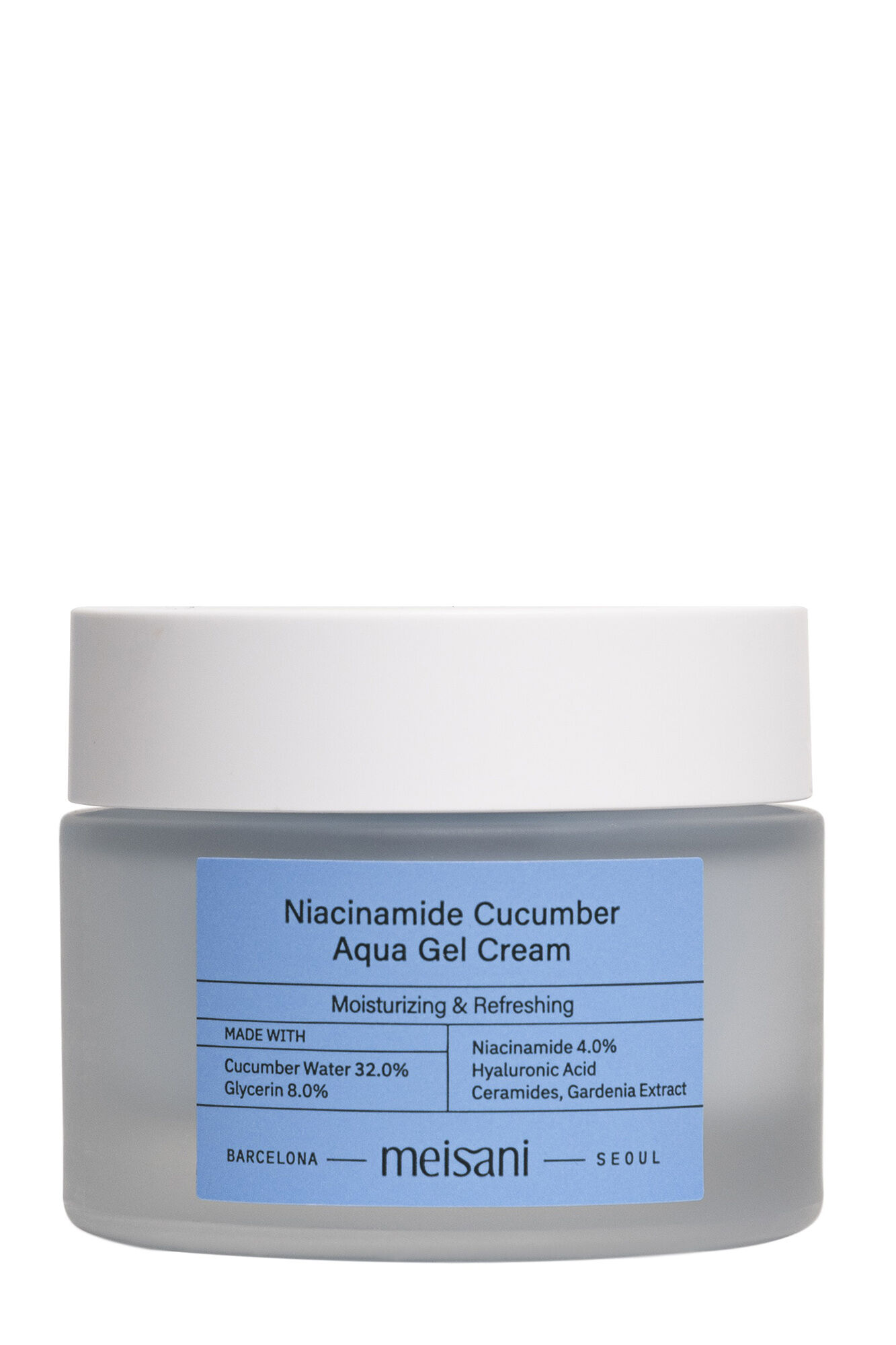 Meisani Crema hidratante facial con textura de gel