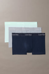 Calvin Klein 3-pack low rise boxers Icon Cotton Stretch blue