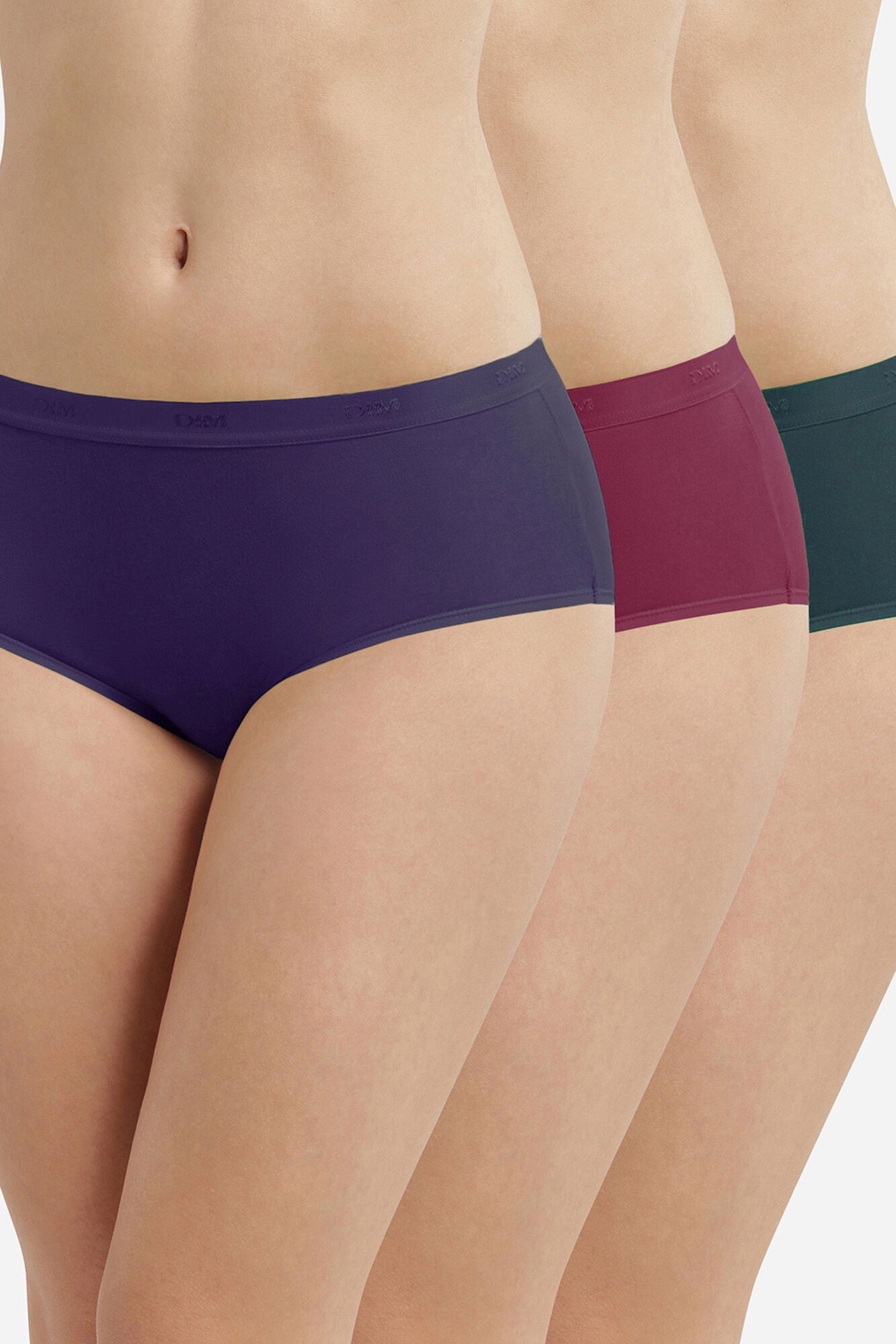 DIM Pack de 3 b&oacute;xers de algod&oacute;n el&aacute;stico