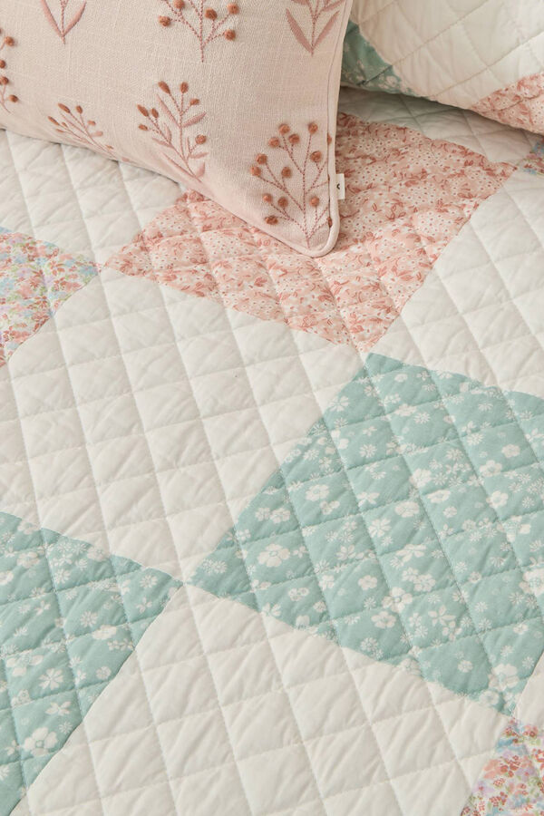 Womensecret Reversible patchwork bedspread Ružičasta