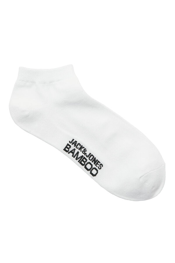 Jack & Jones Bamboo 3-pack socks white