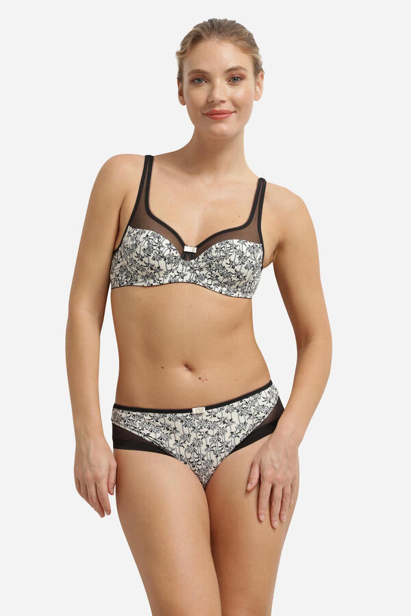 DIM Merev&iacute;tős nagy kosaras t&uuml;ll melltart&oacute; feh&eacute;r