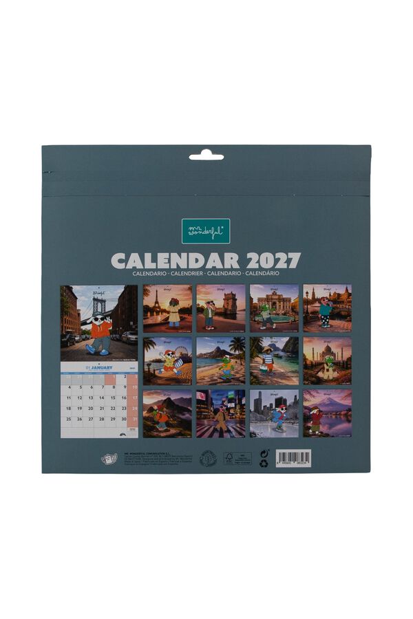 Mr. Wonderful Calend&aacute;rio P&oacute;ster Friends estampado