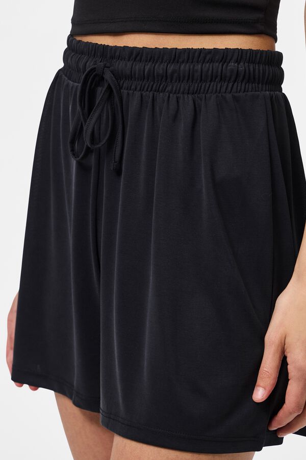 Pieces Short fluido negro