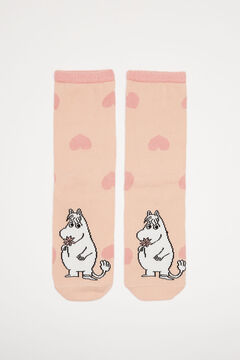 Womensecret Socken Baumwolle Moomin Rosa mit Print