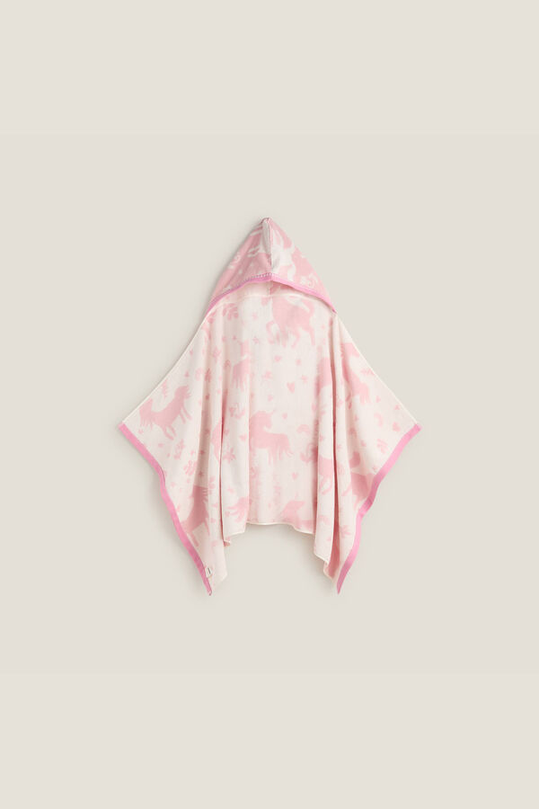 Womensecret Unicorn hooded towel Ružičasta