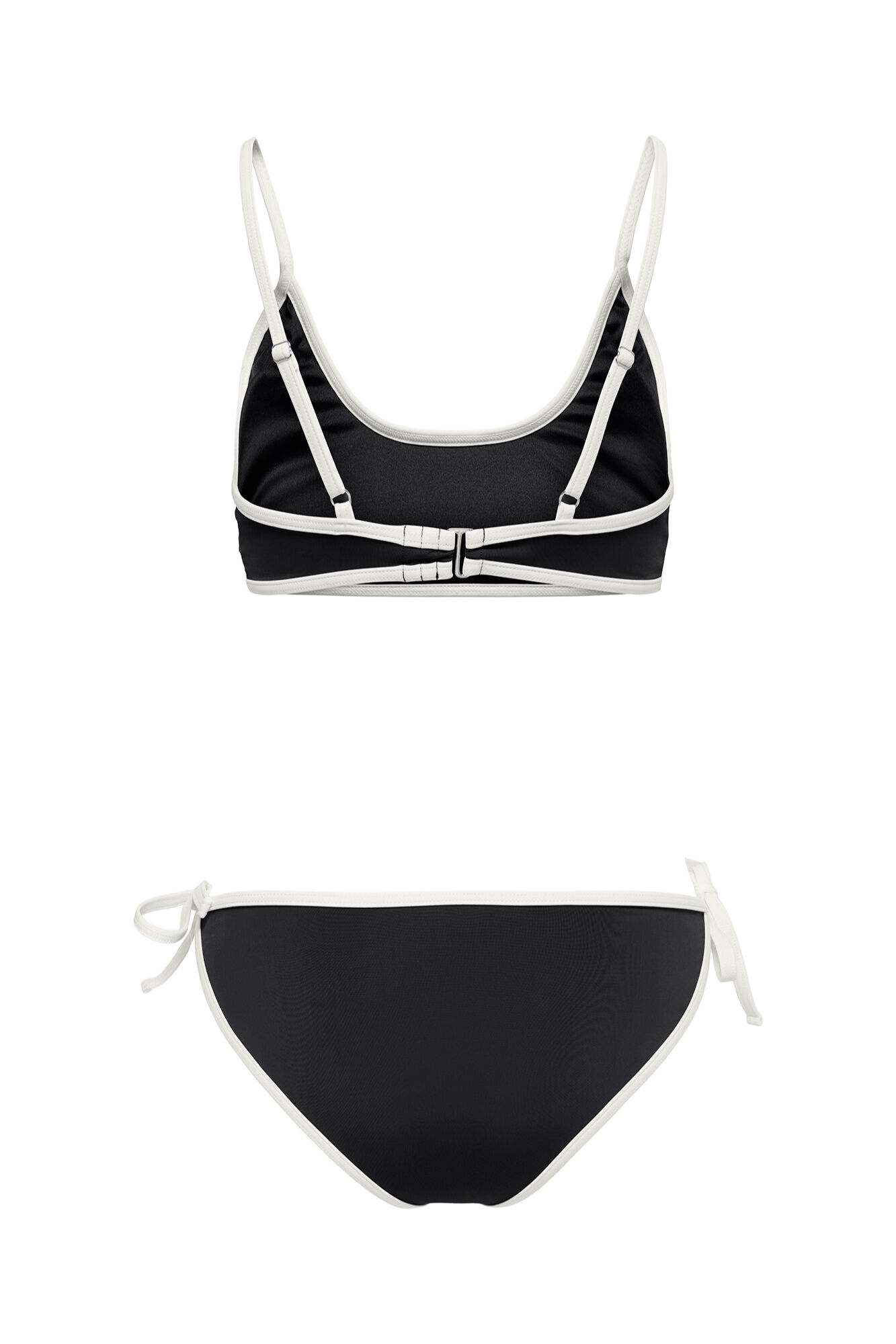 Only Conjunto de biqu&iacute;ni contraste preto