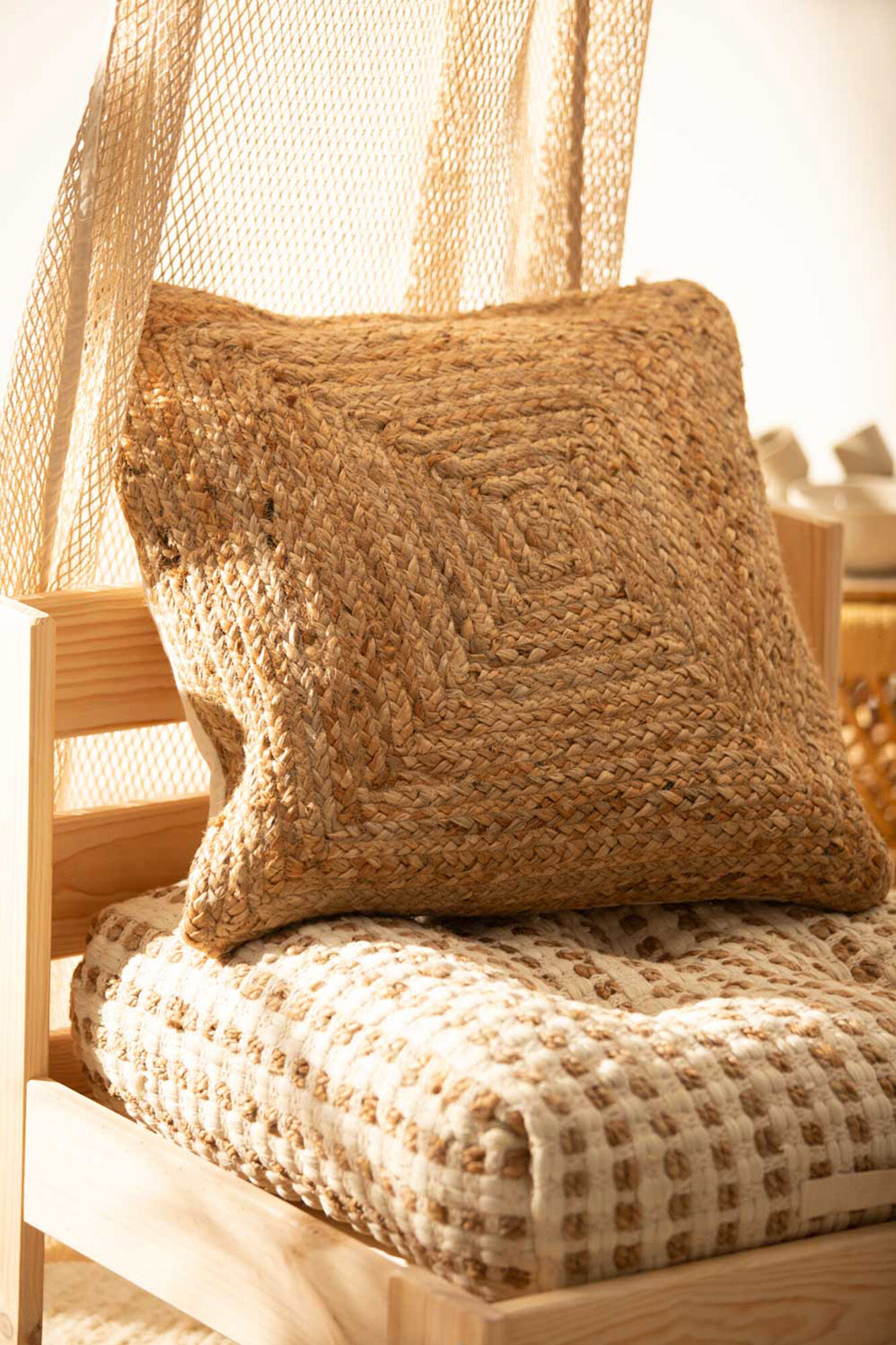 Calma House Funda de coj&iacute;n Ural Natural 45x45 cm. 