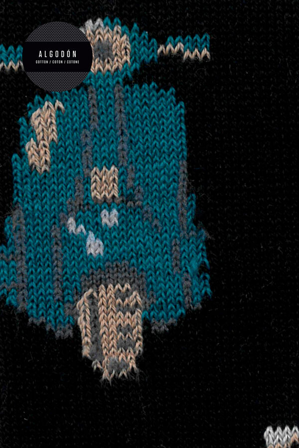 Punto Blanco Calcetines estampados motos negro