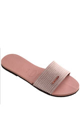 Womensecret Hav. sandals You Malta Metallic rózsaszín
