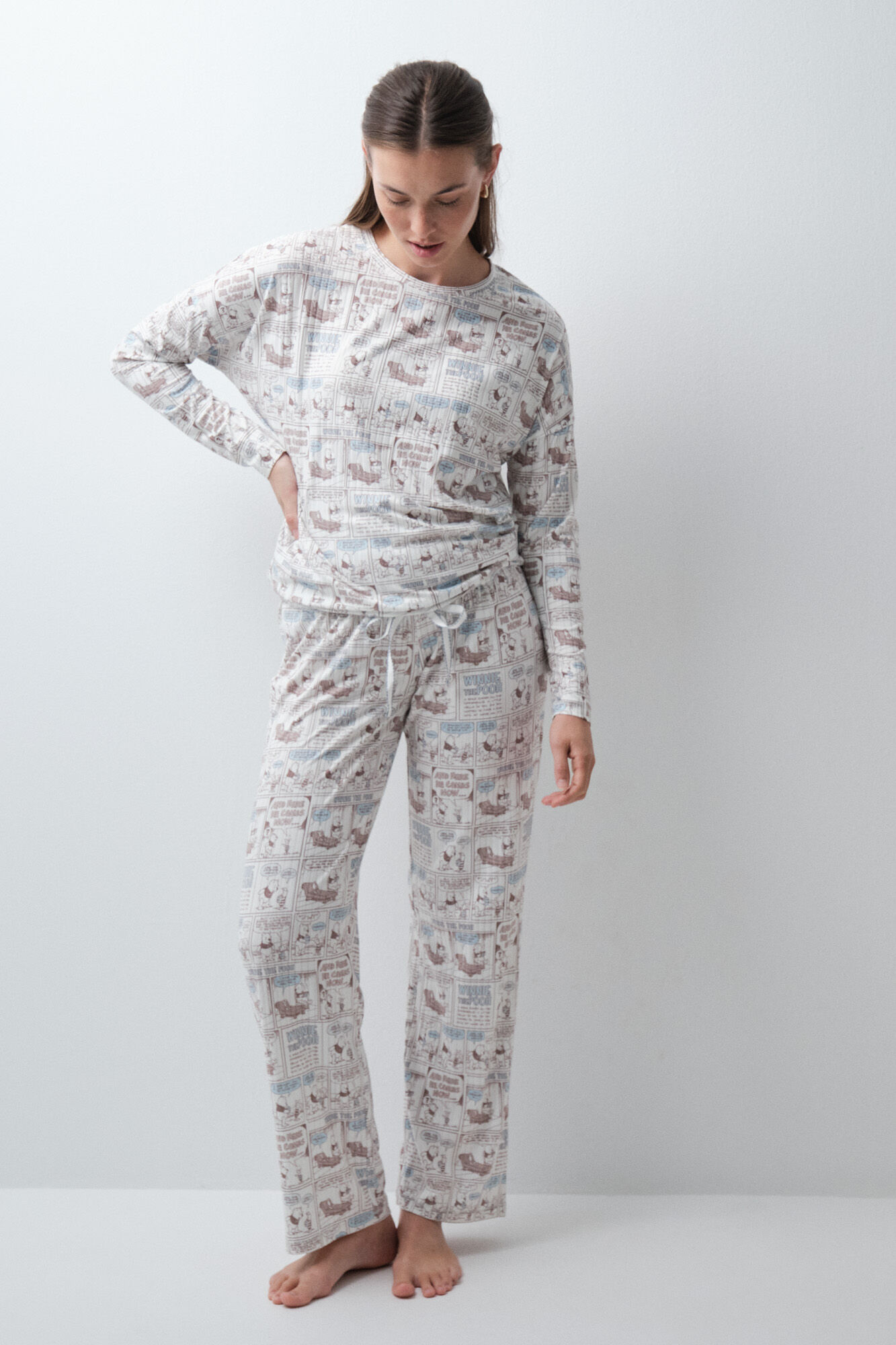 Women'secret Winnie The Pooh comic long pyjamas