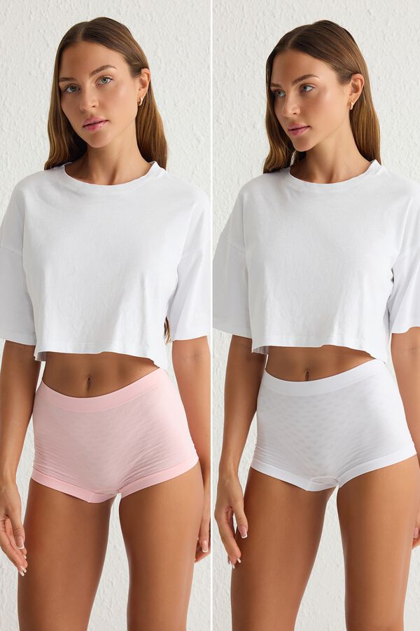 Trendyol Pack de 2 bragas culotte estampado