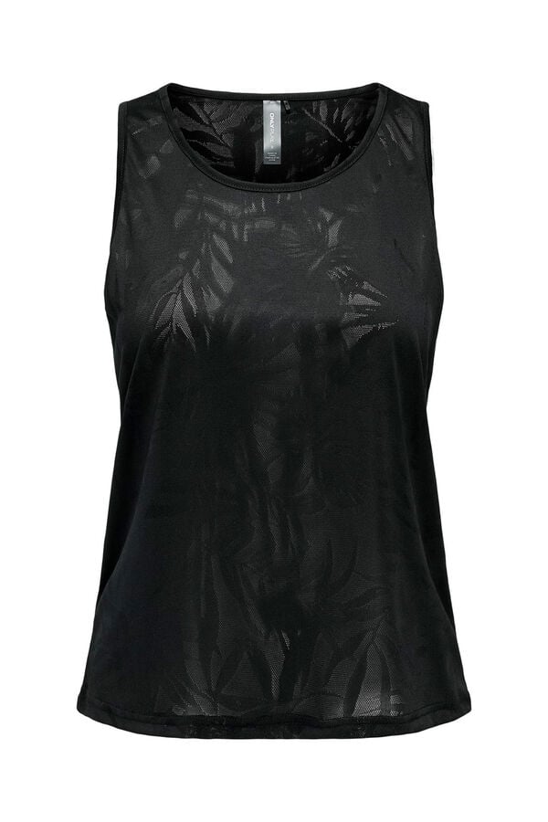 Womensecret Textured vest top noir