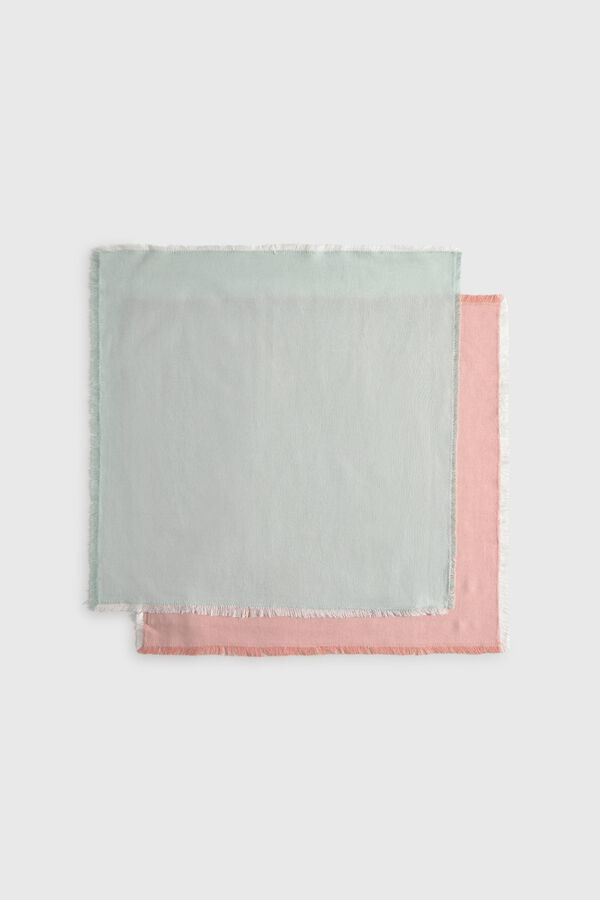 Textura Set od dve pamučne salvete Print