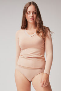 Gisela Camiseta térmica escote pico