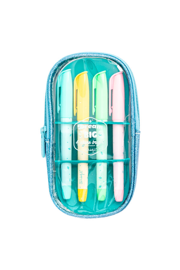 Womensecret 4-pack highlighters with case - Let the fun begin! mit Print