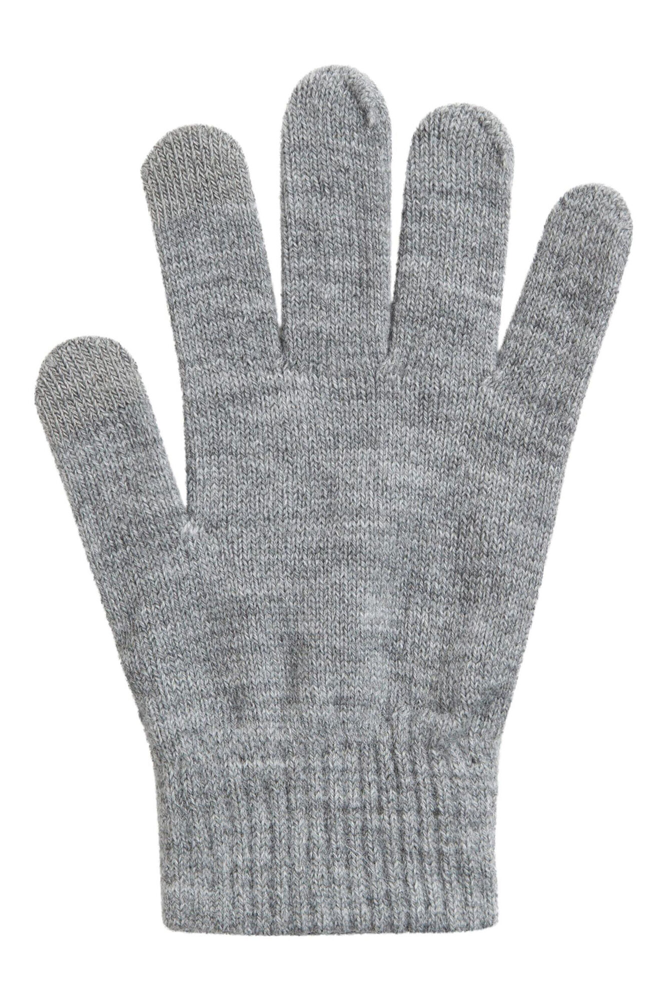 Pieces essentials smart jersey-knit gloves