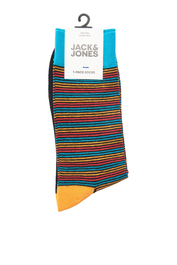 Jack & Jones Calcet&iacute;n media ca&ntilde;a  blue