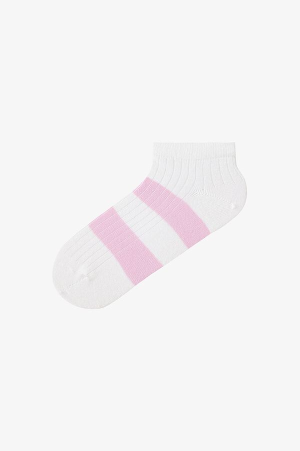 Penti Pack 5 calcetines cortos rayas estampado