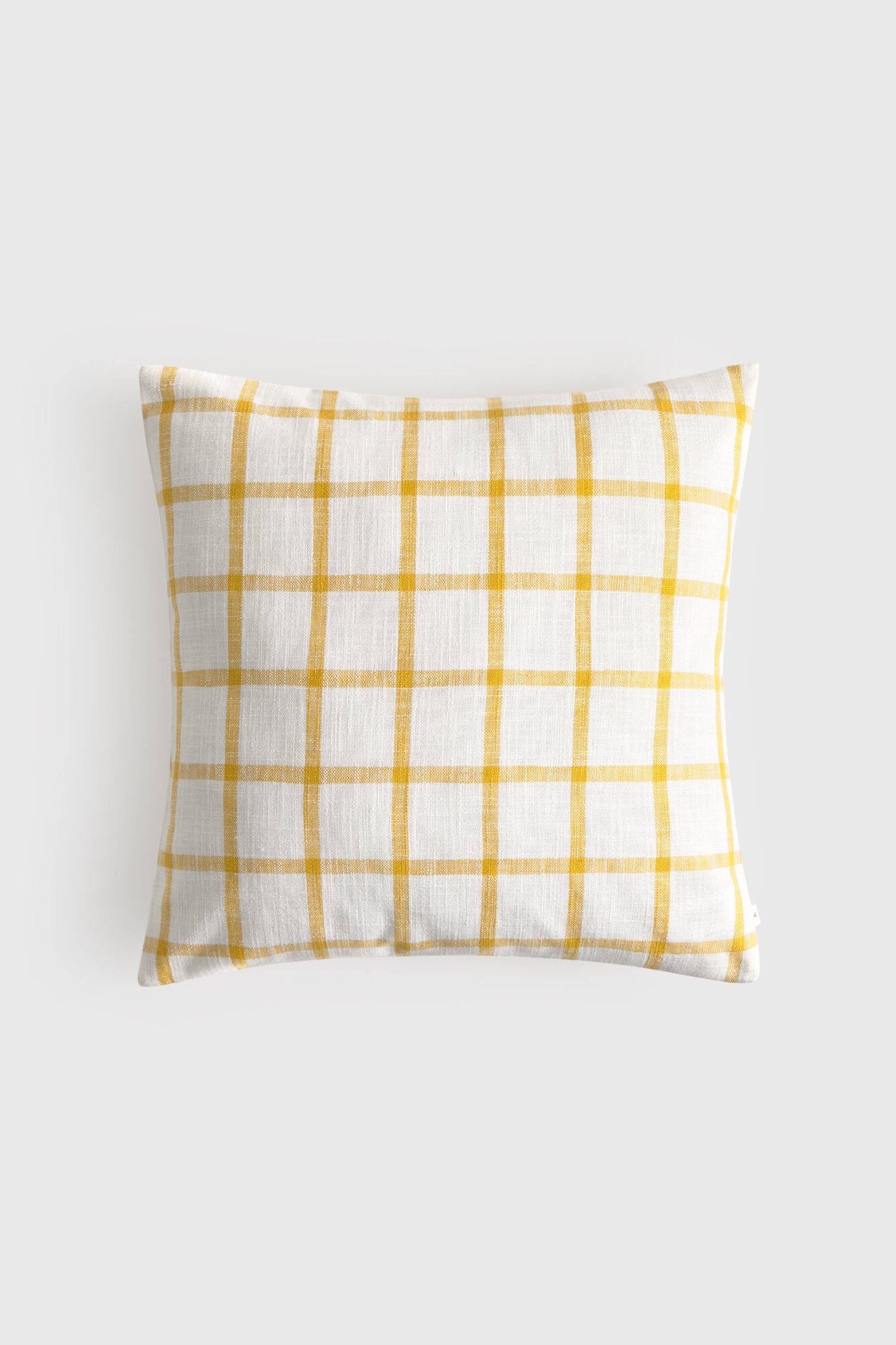 Textura Funda coj&iacute;n algod&oacute;n a cuadros