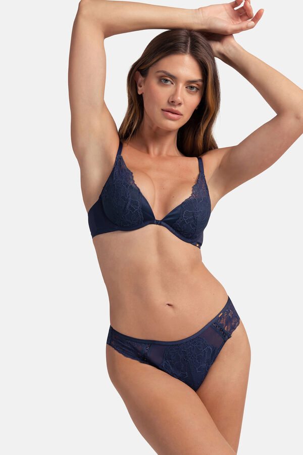 Dorina Lace String Plava