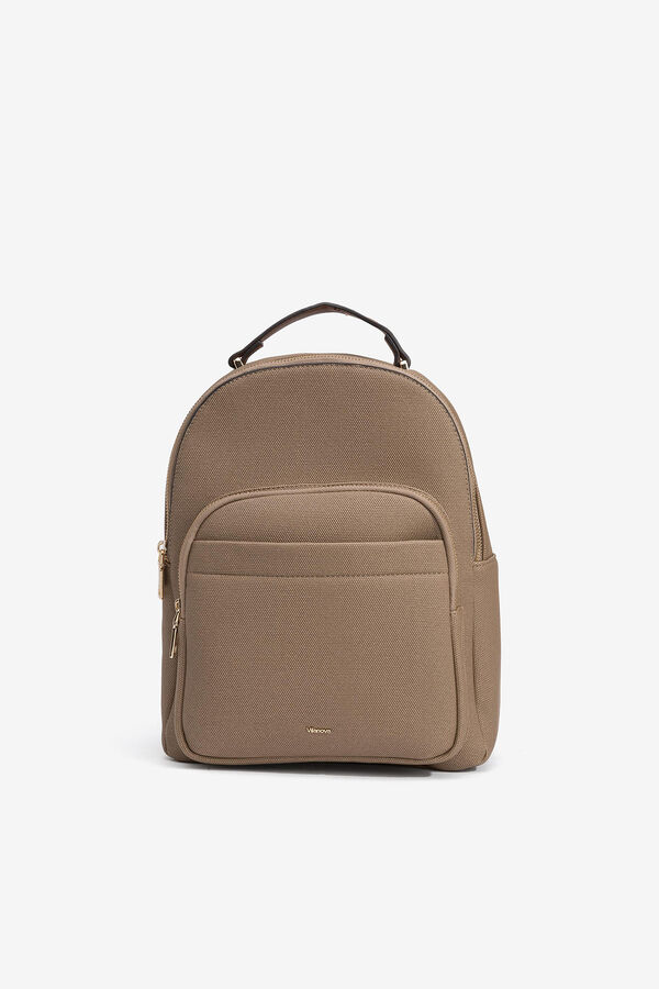 Vilanova Mochila M&eacute;dia Texturizada cru