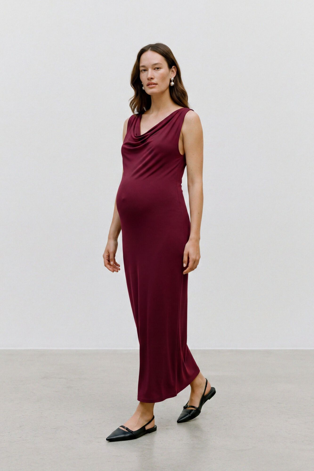 Mamalicious Fluid maternity V-neck dress