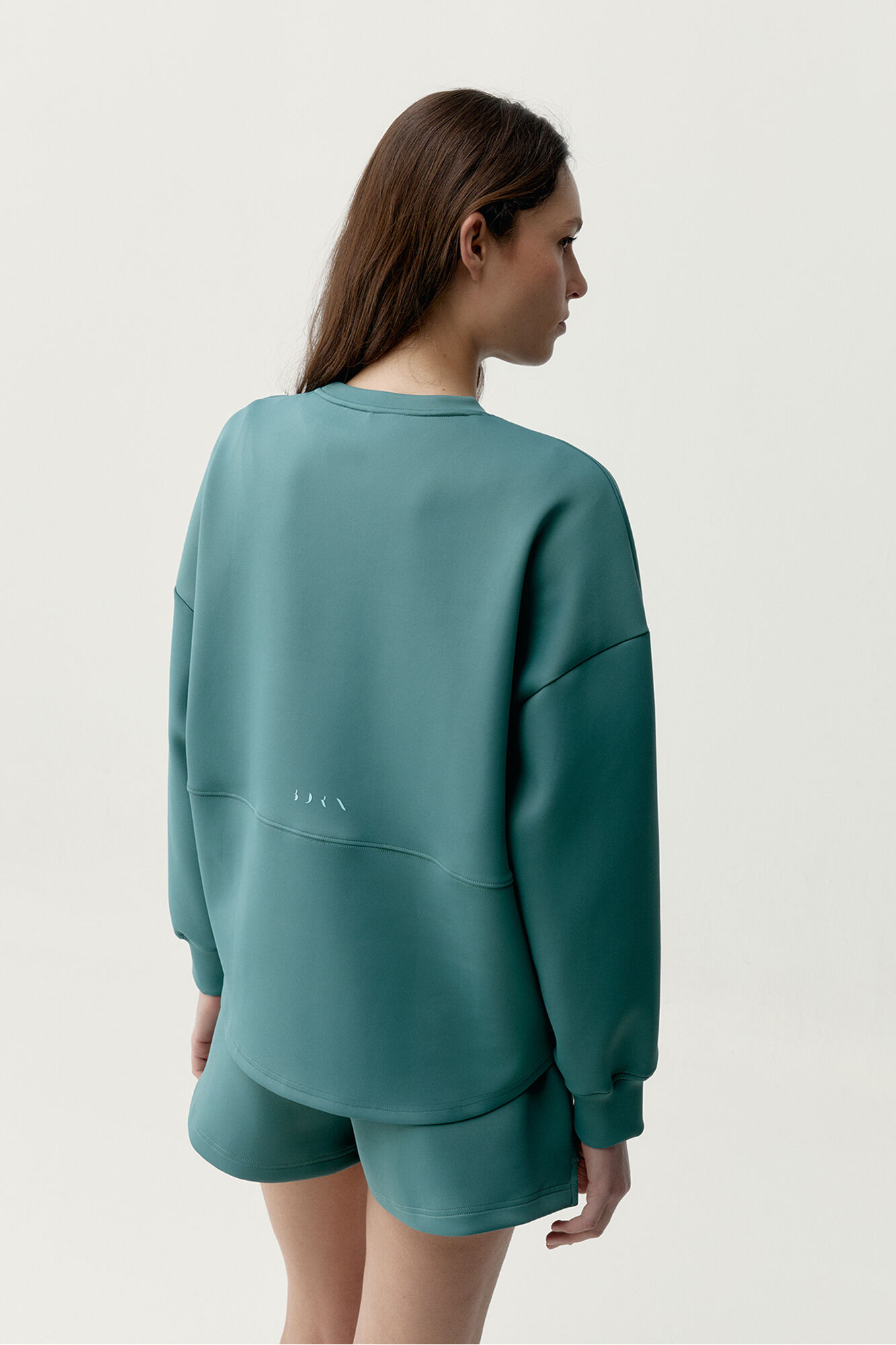 Born Living Yoga Gr&uuml;nes Oversize-Sweatshirt Lionel