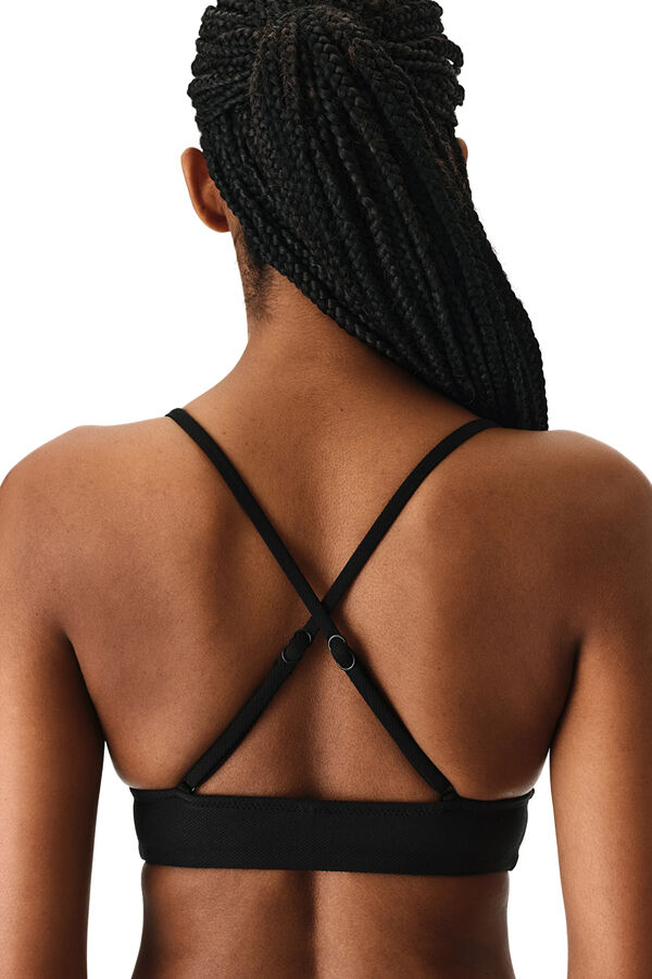 Penti Top de Bikini Montana Push Up Bralette negro