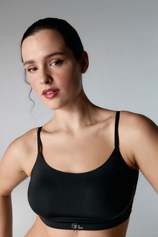 Black Limba Balconette bra Karol black