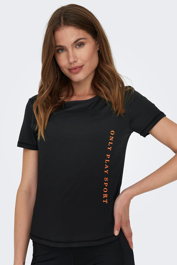 Womensecret Camiseta técnica negro
