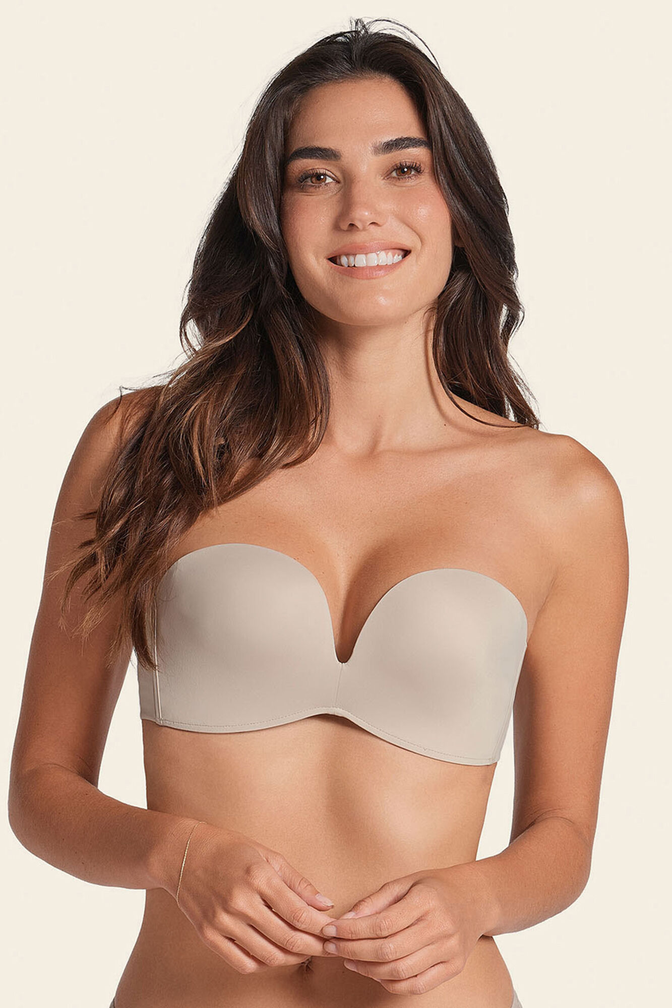 Leonisa Soutien push-up alto antigravidade sem al&ccedil;as e sem aro