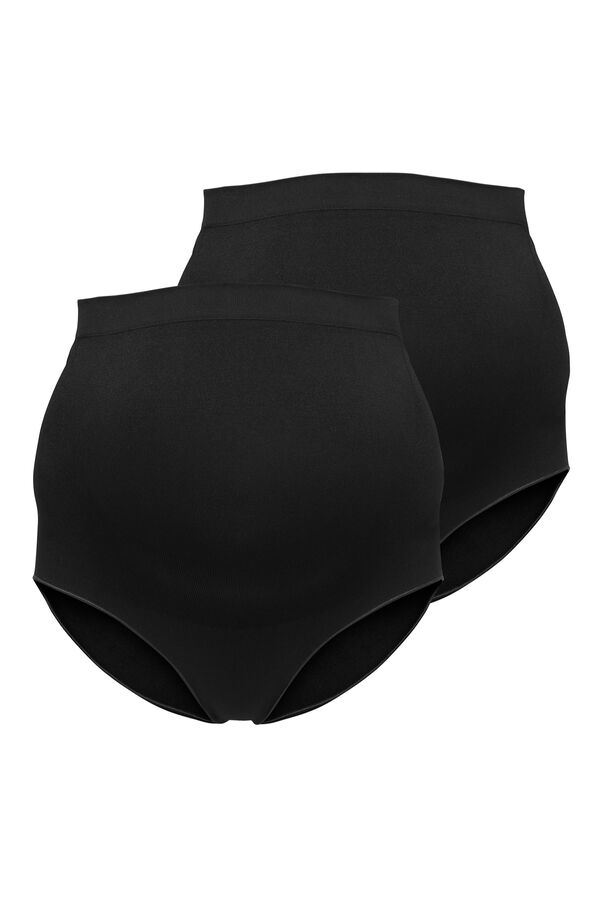 Only Maternity Pack of 2 maternity panties black