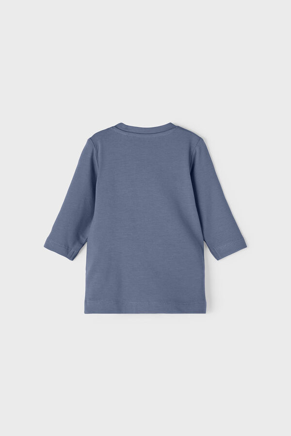 Womensecret Box mit T-Shirt Baby-Junge lange Ärmel Grau