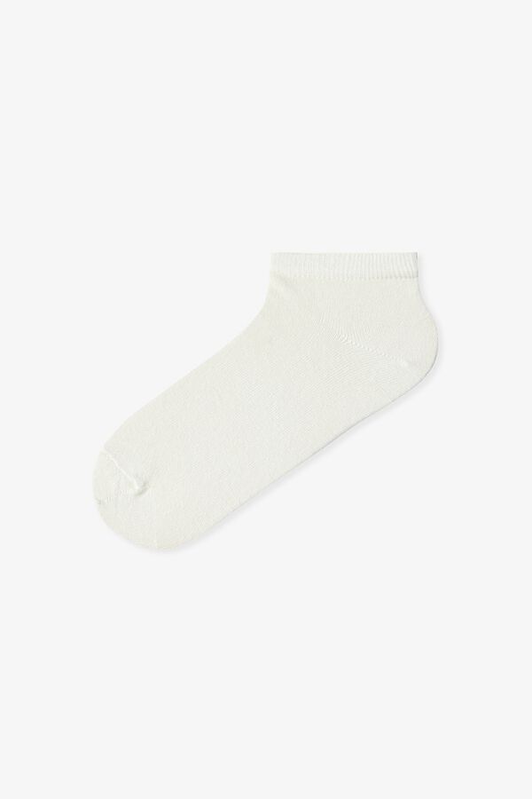 Penti Plain and striped 5-pack ankle socks printed
