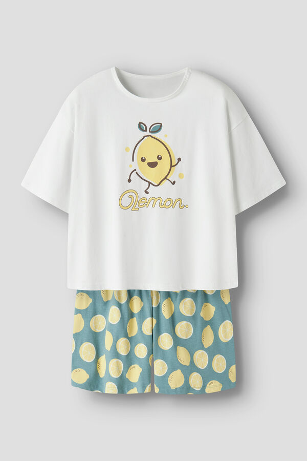 Name it Pijama corto de ni&ntilde;a turquesa