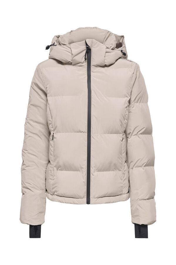 Only Play Technische gepolsterte Jacke für Damen Nude