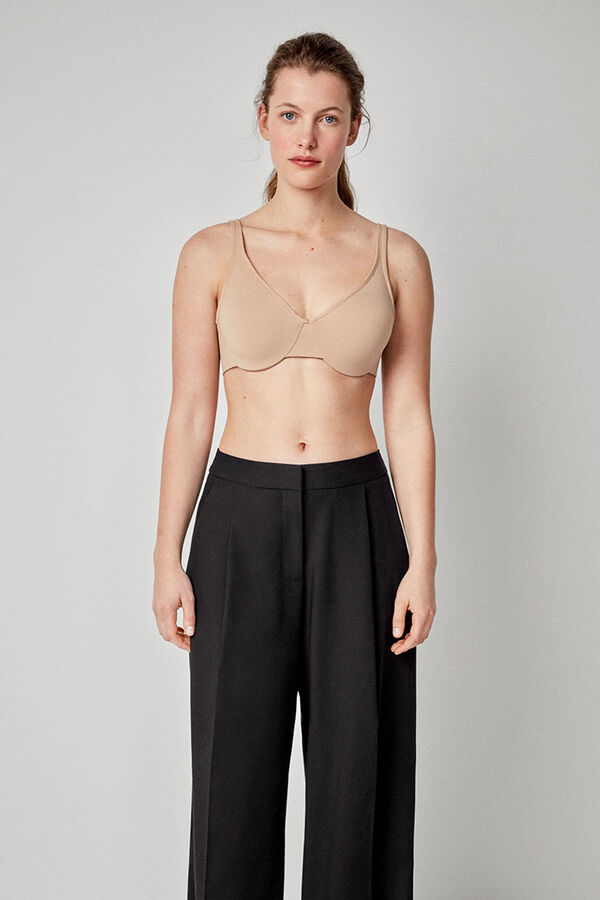 Gisela Nagy méretű, merevítős melltartó  természetes