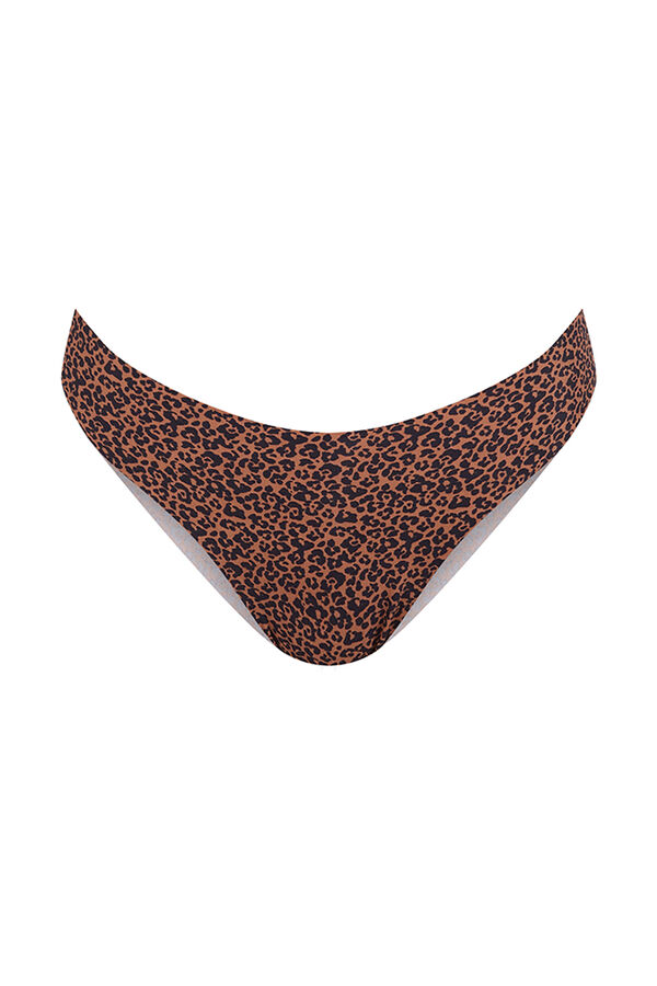 Womensecret Pack 3 cuecas brasileiras microfibra leopardo estampado