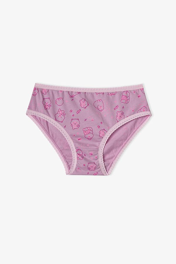 Penti Girls' 5-Pack Slip Panties printed