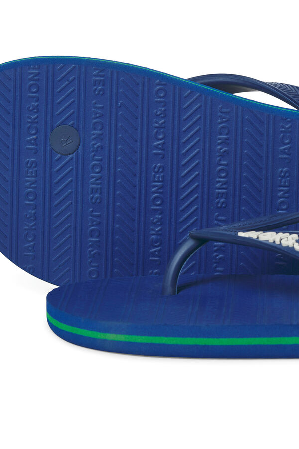 Jack & Jones Chanclas de ba&ntilde;o azul