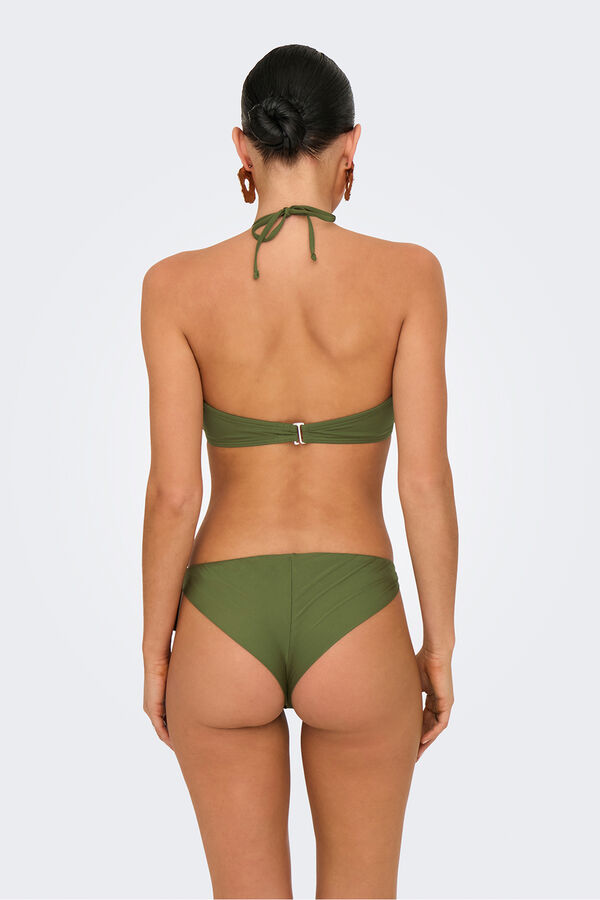 Only Calcinha de biqu&iacute;ni verde brasileira verde