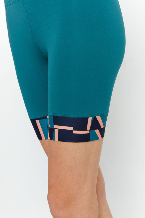Womensecret Printed sports shorts bleu