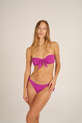 Bohodot Bandeau bikini top Buganvilia Ljubičasta