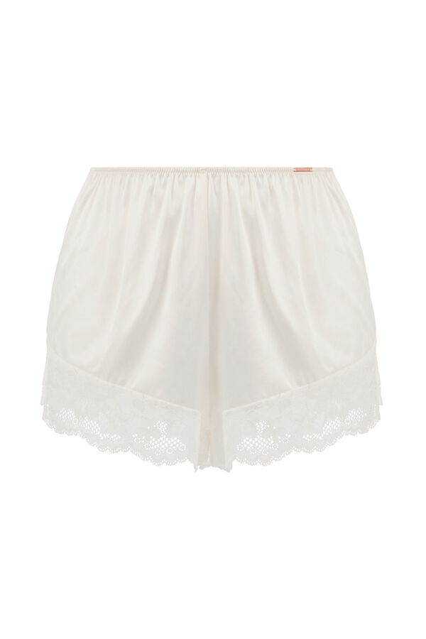 Dorina Lace satin shorts Braun